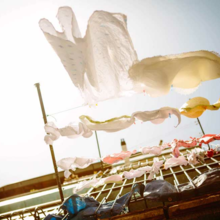 polyester-wassen